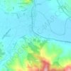Mapa topográfico Verna, altitude, relevo