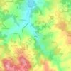 Mapa topográfico Le Moulin des Monts, altitude, relevo