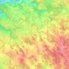 Mapa topográfico Dordé, altitude, relevo