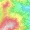 Mapa topográfico Castellana, altitude, relevo