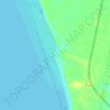 Mapa topográfico Praia da Capilha, altitude, relevo