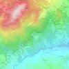 Mapa topográfico Nismozza, altitude, relevo