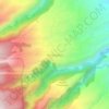 Mapa topográfico Bantaawan, altitude, relevo