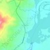 Mapa topográfico Panadtalan, altitude, relevo