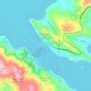 Mapa topográfico San Pablo de Tiquina, altitude, relevo