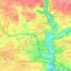Mapa topográfico Coat-kaër, altitude, relevo