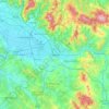 Mapa topográfico Firenze, altitude, relevo