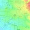Mapa topográfico Hachum, altitude, relevo