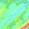 Mapa topográfico Glenvale, altitude, relevo