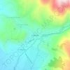 Mapa topográfico Cullpa Alta, altitude, relevo