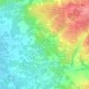 Mapa topográfico Briacé, altitude, relevo