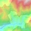 Mapa topográfico Angin-angin, altitude, relevo