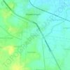 Mapa topográfico Kebonturi, altitude, relevo