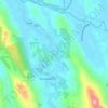 Mapa topográfico Galathura, altitude, relevo