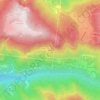 Mapa topográfico Dieneri, altitude, relevo