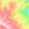 Mapa topográfico Antayaje, altitude, relevo