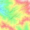 Mapa topográfico Salatí, altitude, relevo