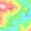 Mapa topográfico Ranzano, altitude, relevo