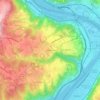 Mapa topográfico La Boulonnière, altitude, relevo