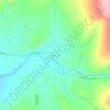 Mapa topográfico Merrijig, altitude, relevo