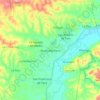 Mapa topográfico Quebrada Seca, altitude, relevo