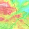 Mapa topográfico Pancuran Dua, altitude, relevo