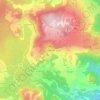 Mapa topográfico Rouillas-Haut, altitude, relevo