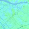 Mapa topográfico Ampera Raya, altitude, relevo
