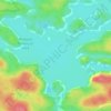Mapa topográfico Stormy Lake, altitude, relevo