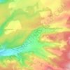 Mapa topográfico Izvoare, altitude, relevo
