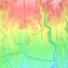 Mapa topográfico Sidan, altitude, relevo