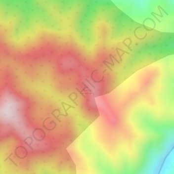 Mapa topográfico Buntu Tambolang, altitude, relevo