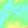 Mapa topográfico Bebedor, altitude, relevo