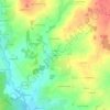 Mapa topográfico Le Bos, altitude, relevo