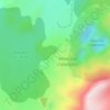 Mapa topográfico Punta de Rieles, altitude, relevo