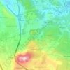 Mapa topográfico Rekasan, altitude, relevo