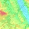 Mapa topográfico Treille, altitude, relevo