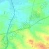 Mapa topográfico Usseau, altitude, relevo