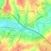 Mapa topográfico Passingford Bridge, altitude, relevo