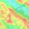 Mapa topográfico Sévailles, altitude, relevo