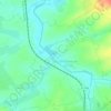 Mapa topográfico A la grande écluse, altitude, relevo