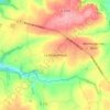 Mapa topográfico Le Mesnil-Hue, altitude, relevo