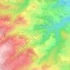 Mapa topográfico Uliecq, altitude, relevo