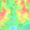 Mapa topográfico Poirier Cheni, altitude, relevo