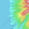 Mapa topográfico Matone, altitude, relevo