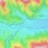 Mapa topográfico Rosental, altitude, relevo
