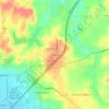 Mapa topográfico Shelburne, altitude, relevo
