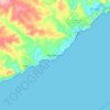 Mapa topográfico Marshstrand, altitude, relevo