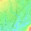 Mapa topográfico Sukoharjo, altitude, relevo