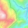 Mapa topográfico La Garrucha, altitude, relevo